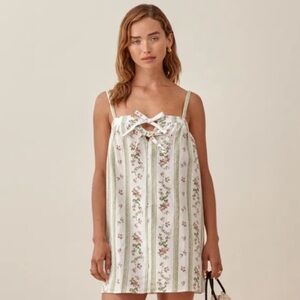 Reformation Winifred Linen Dress